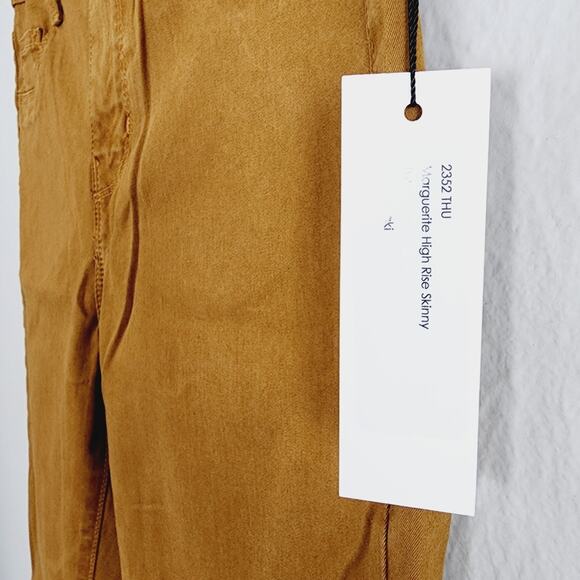 NEW L'agence Marguerite High Rise Skinny Jean Camel Tan - Picture 4 of 8